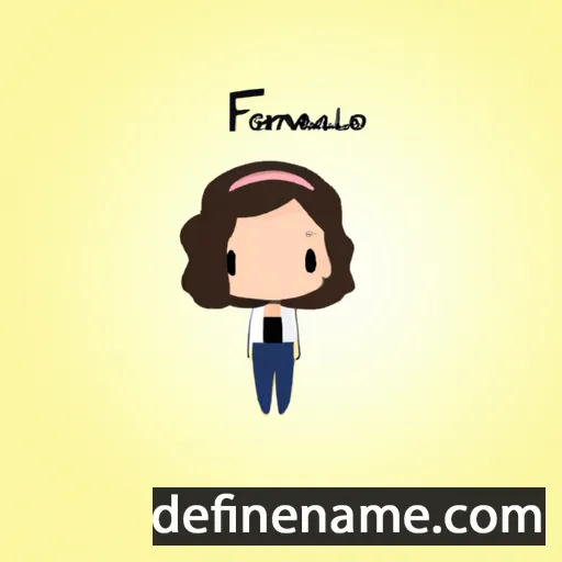 cartoon of the name Françeska