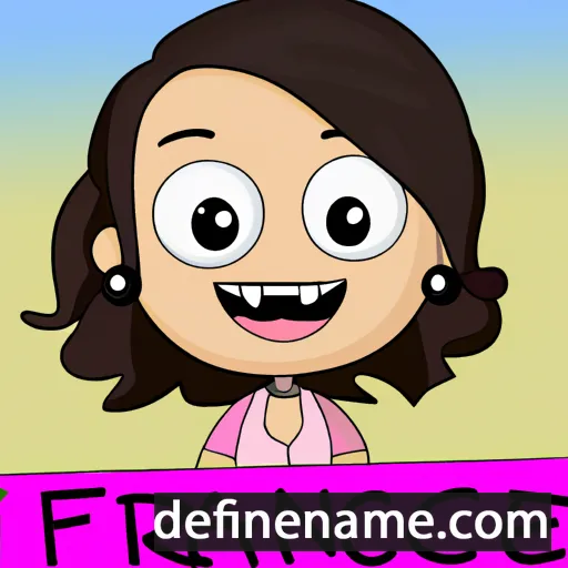 cartoon of the name Franca