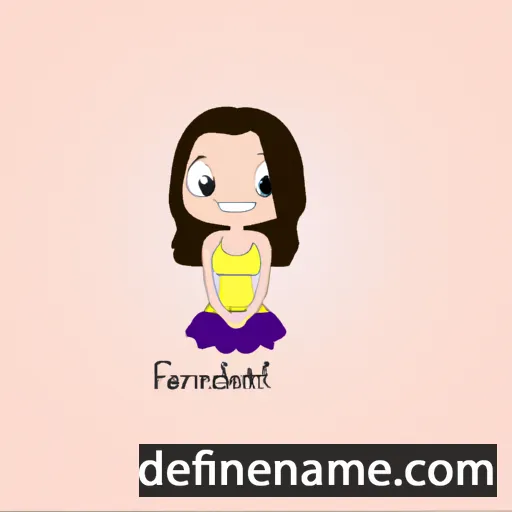 cartoon of the name Francelle