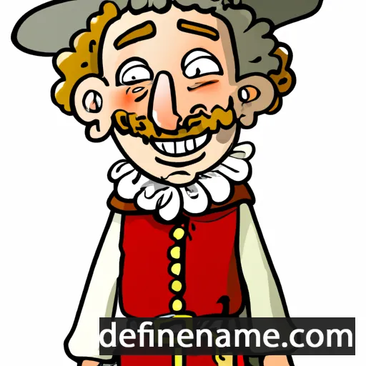 cartoon of the name Francescantonio