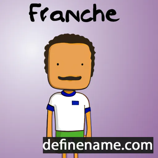 cartoon of the name Franch