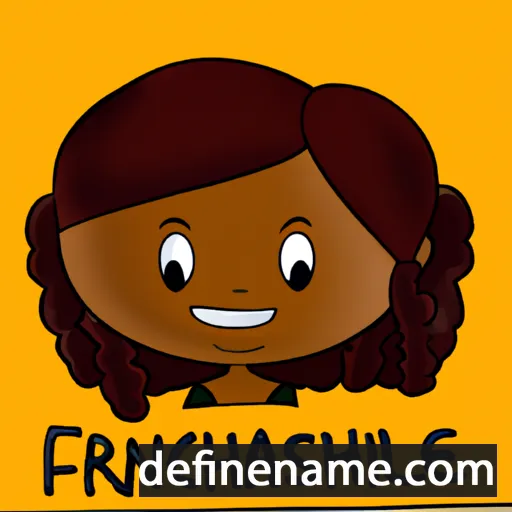 cartoon of the name Francheska