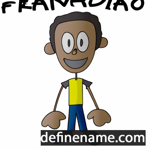 cartoon of the name Francivaldo