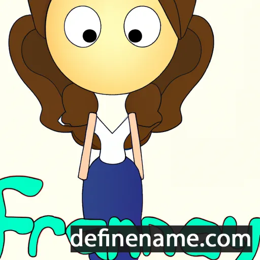 cartoon of the name Francya