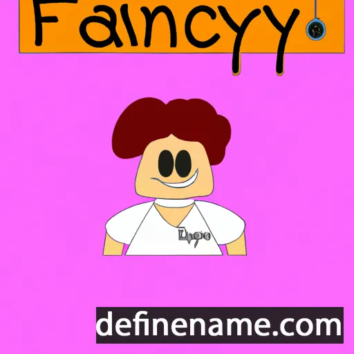 cartoon of the name Francys