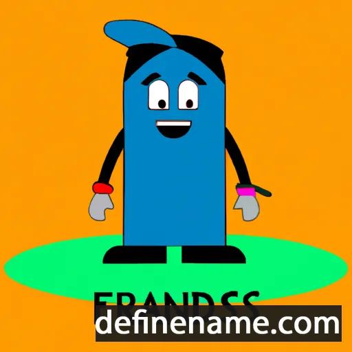 cartoon of the name Frands