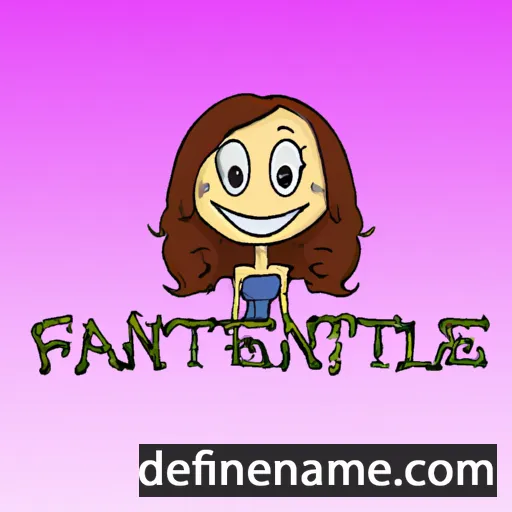 cartoon of the name Franette