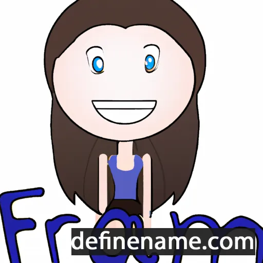 cartoon of the name Frani