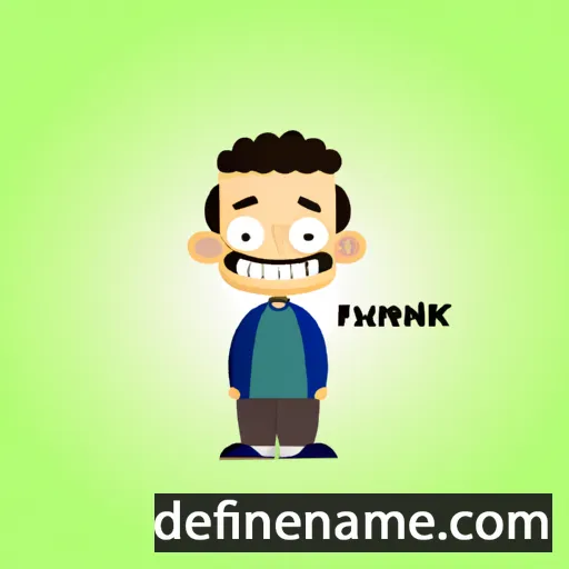 cartoon of the name Franik