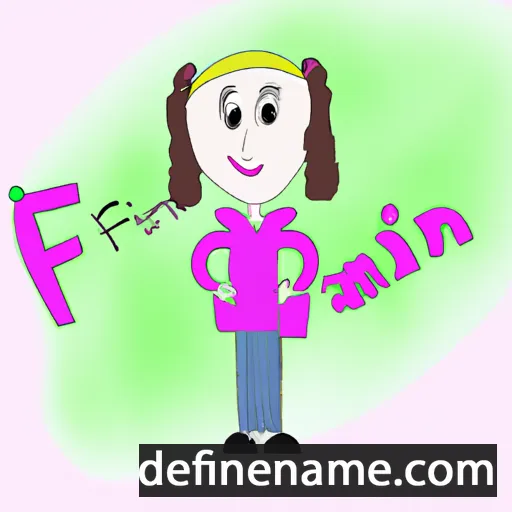 cartoon of the name Franni