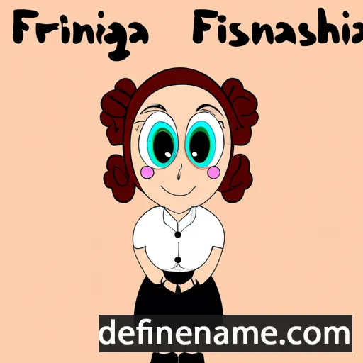 cartoon of the name Fransiina