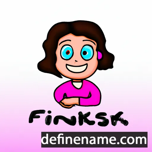 cartoon of the name Fransiska