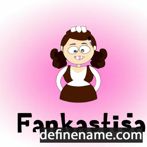 cartoon of the name Frantzeska