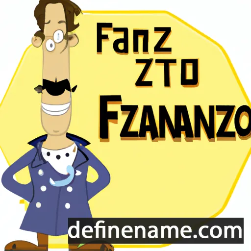 cartoon of the name Frantzso