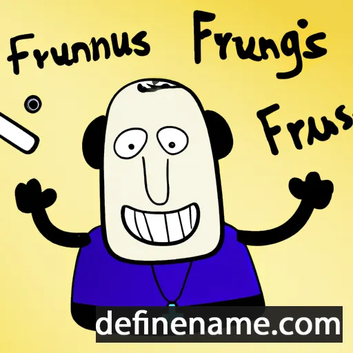 cartoon of the name Franusz