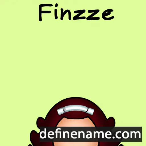 cartoon of the name Franzine