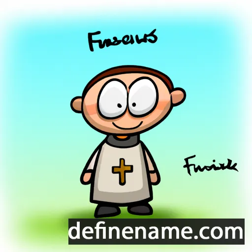 Franziskus cartoon