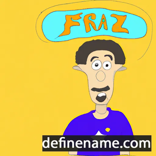 cartoon of the name Fraz