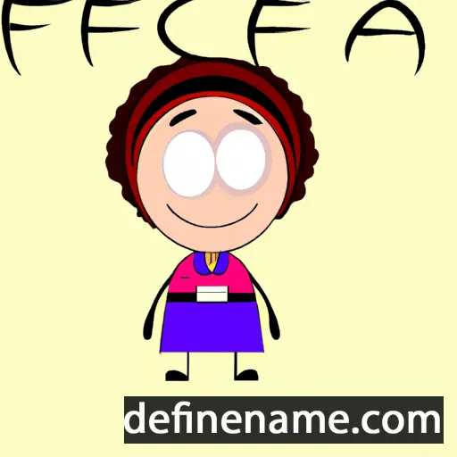 cartoon of the name Freca