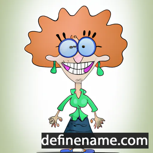 cartoon of the name Fredda