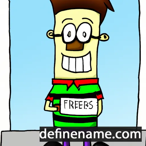 cartoon of the name Fredegis