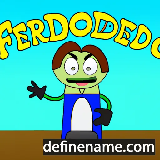 cartoon of the name Fredegonda