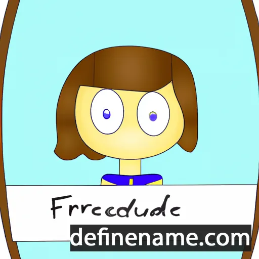 cartoon of the name Frederique