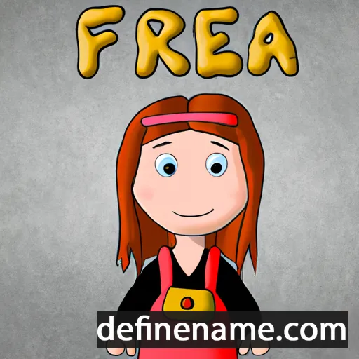 Freija cartoon