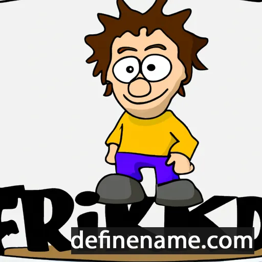 cartoon of the name Frerik