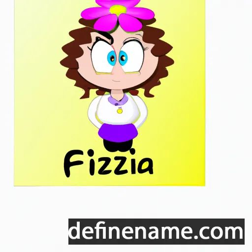 cartoon of the name Frezia