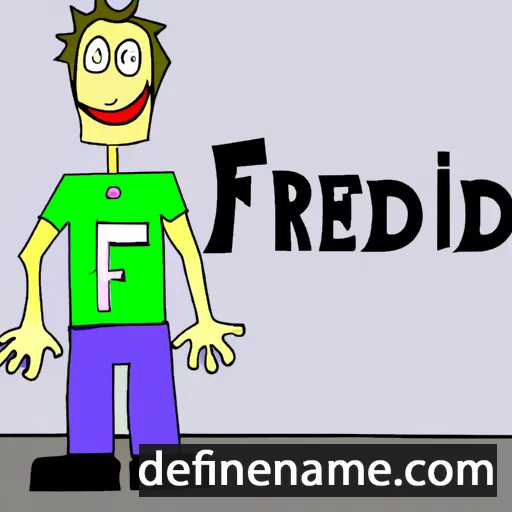 cartoon of the name Frideric