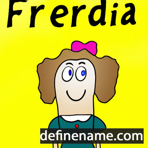 Friderika cartoon