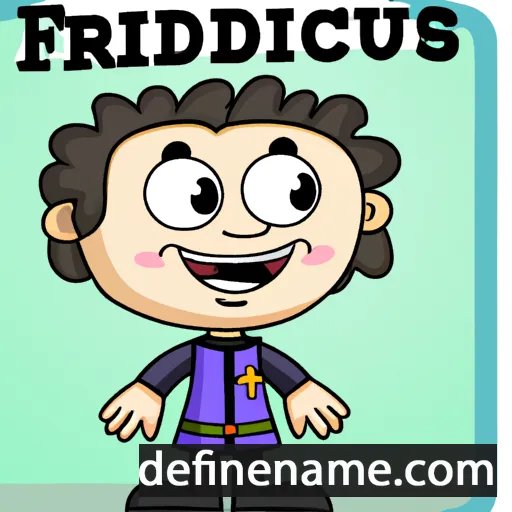 cartoon of the name Fridianus