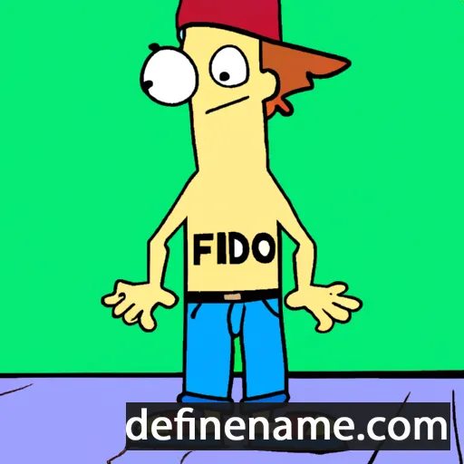 cartoon of the name Frido