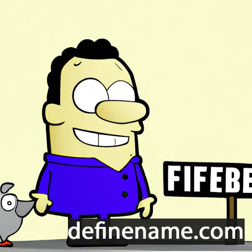 cartoon of the name Friedbert