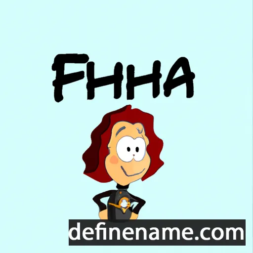 cartoon of the name Frimcha