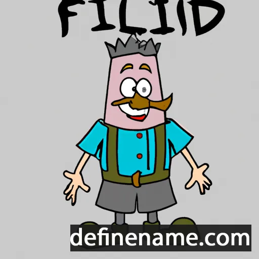 cartoon of the name Friðleif