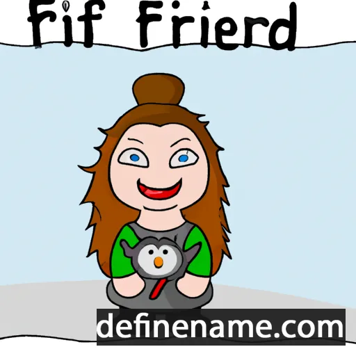 Friðþjófur cartoon