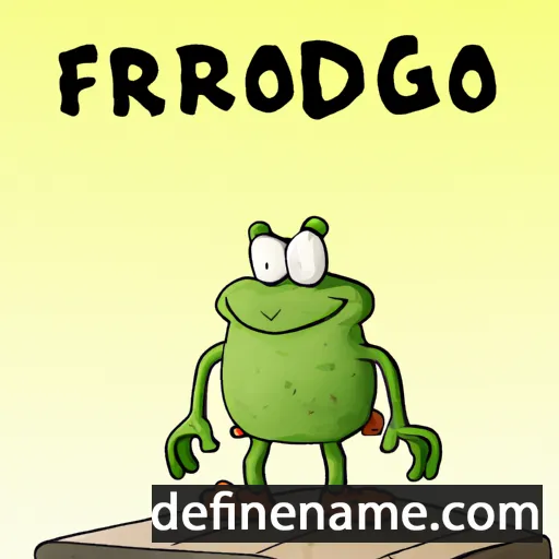 cartoon of the name Frögärd