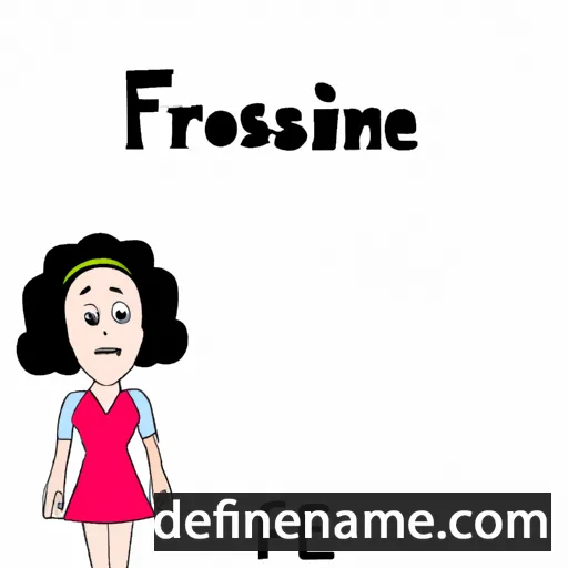 cartoon of the name Froisine