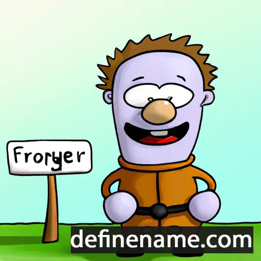 Frøygærðr cartoon