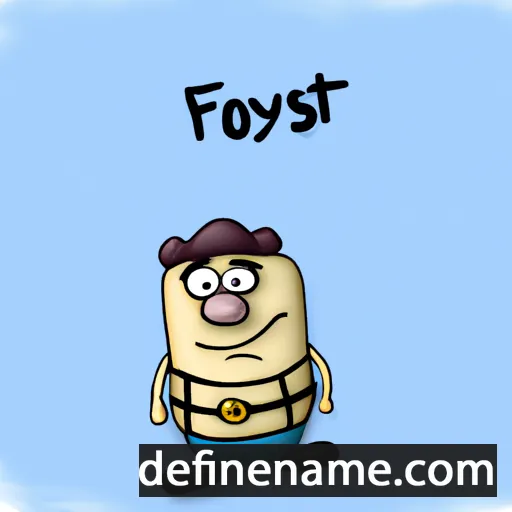 cartoon of the name Frøystein