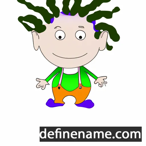 cartoon of the name Frumie