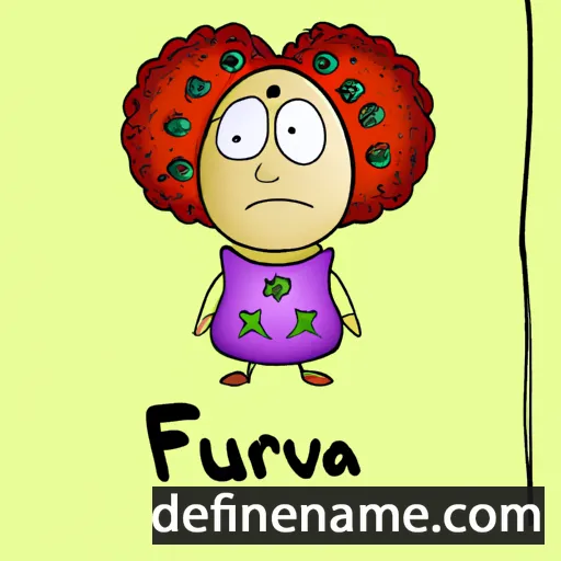 cartoon of the name Fruva