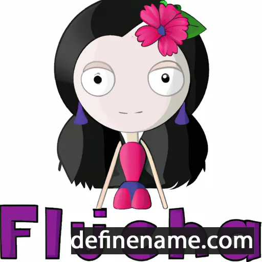 Fuchsia cartoon