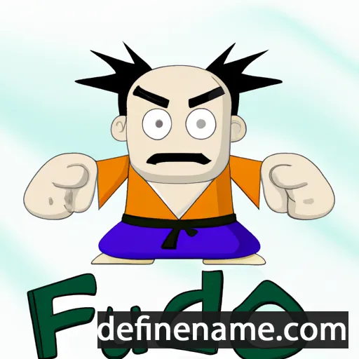 cartoon of the name Fudo