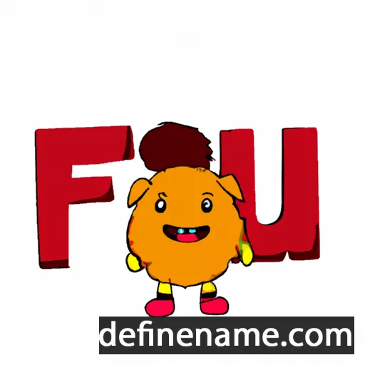 cartoon of the name Fufu