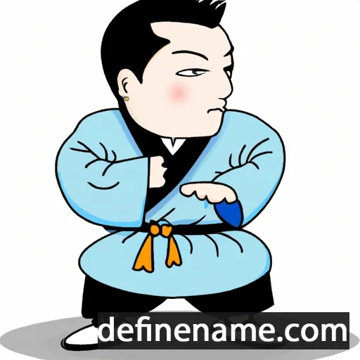 cartoon of the name Fujihiko