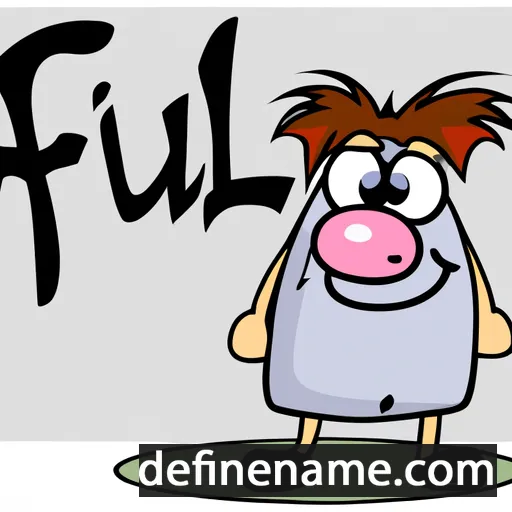 cartoon of the name Fulki