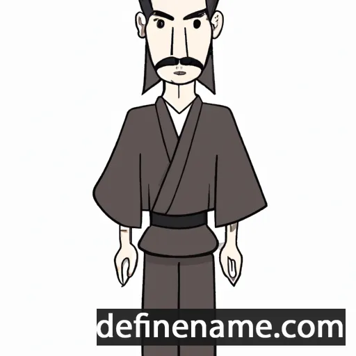 cartoon of the name Fumihiko